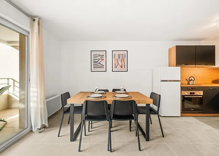 Val D'or, Moderne Et Famillial Pour 4 Personnes, Parking, Centre Gare * Menton